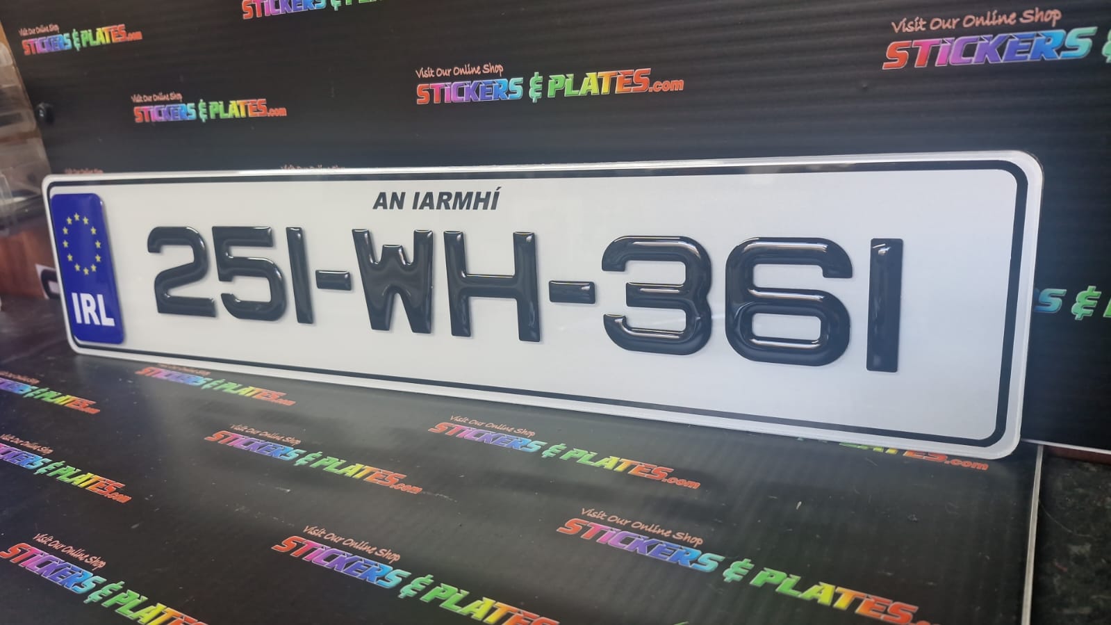 BLUE IRL GEL PLATES IRL IRISH DASHES