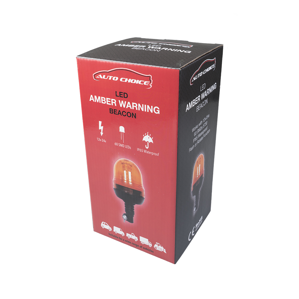 Auto Choice LED Amber Warning Beacon 