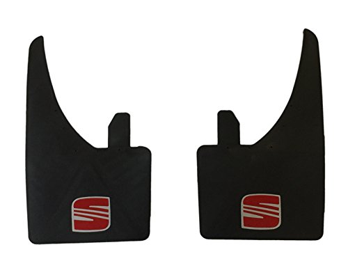SEAT RED logo mudflaps Universal fitting mudflaps for front or Rear