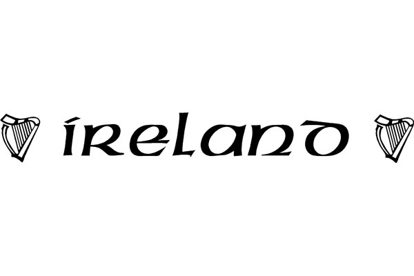 Ireland Windscreen Sticker
