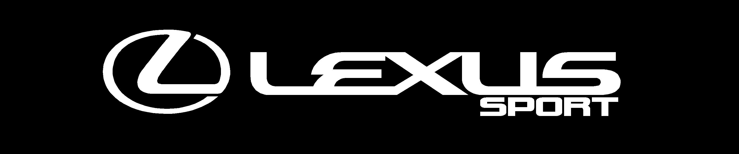 LEXUS SPORT WINDOW DECAL WHITE