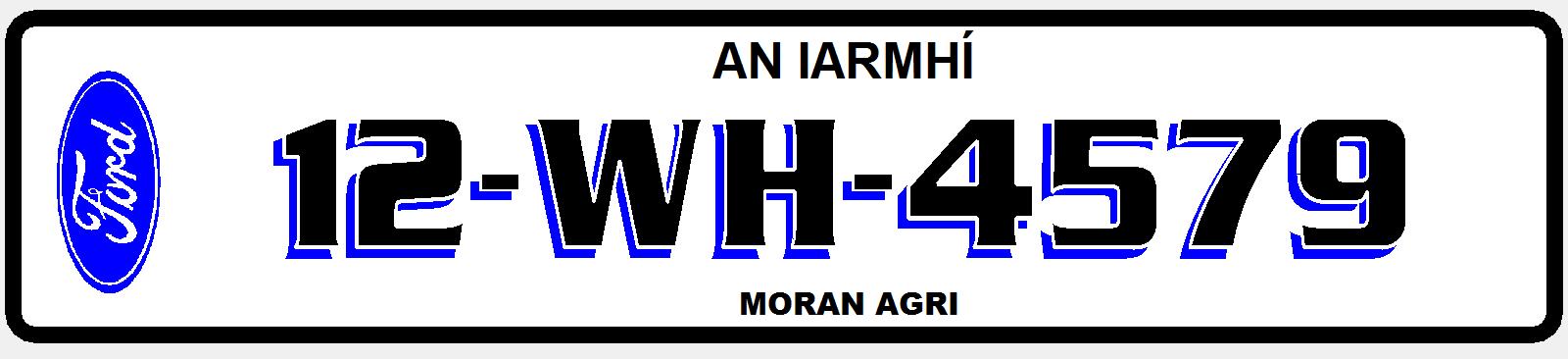 FORD LONG PLATE X1