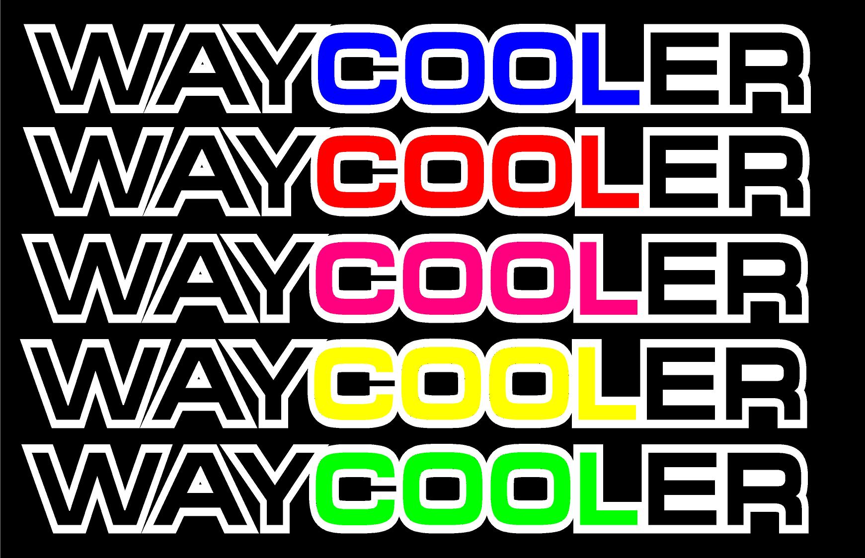 WAYCOOLER DECAL